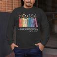 Floral Books Never Underestimate A Public School Teacher Men's Long Sleeve T-Shirt, funny design Floral Books Never Underestimate A Public School Teacher Men's Long Sleeve T-Shirt, funny design