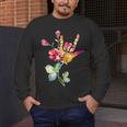 Flower American Sign Language ASL Teacher Teaching Deaf Men's Long Sleeve T-Shirt, funny design Flower American Sign Language ASL Teacher Teaching Deaf Men's Long Sleeve T-Shirt, funny design