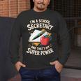 Front Office Teacher Admin Mother I'm A School Secretary Men's Long Sleeve T-Shirt, funny design