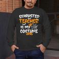 Fun Halloween Sayings Quotes Exhausted Teacher Is My Costume -Adults Short Sleeve Halloween Teacher T-Shirt Small Men's Long Sleeve T-Shirt, funny design Fun Halloween Sayings Quotes Exhausted Teacher Is My Costume -Adults Short Sleeve Halloween Teacher T-Shirt Small Men's Long Sleeve T-Shirt, funny design