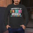 Fun University Of I'm Done Class Of 2025 Teacher Retirement Men's Long Sleeve T-Shirt, funny design