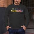 The Future Is Accessible Special Education Teacher Men's Long Sleeve T-Shirt, funny design The Future Is Accessible Special Education Teacher Men's Long Sleeve T-Shirt, funny design