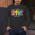 Your Future Is Bright Educator Teacher Student Men's Long Sleeve T-Shirt, funny design