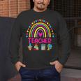 Future Kids Career Teacher Rainbow Boy Girl Graduations Men's Long Sleeve T-Shirt, funny design