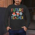 Future Teacher Costume For Kids Girls Boys Men Women Men's Long Sleeve T-Shirt, funny design