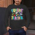 Future Teacher Kid's Career Men's Long Sleeve T-Shirt, funny design Future Teacher Kid's Career Men's Long Sleeve T-Shirt, funny design