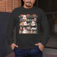 Ghost Christmas Reading Book Lover Library Christmas Teacher Men's Long Sleeve T-Shirt, funny design Ghost Christmas Reading Book Lover Library Christmas Teacher Men's Long Sleeve T-Shirt, funny design