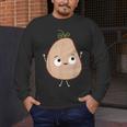 Good Egg Teacher Halloween Costume The Couch Potato Men's Long Sleeve T-Shirt, funny design