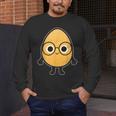 Good Egg Teacher Halloween Costume The Smart Cookie Men's Long Sleeve T-Shirt, funny design