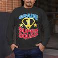 Grade 1 Super Squad Superhero Teacher Team Men's Long Sleeve T-Shirt, funny design Grade 1 Super Squad Superhero Teacher Team Men's Long Sleeve T-Shirt, funny design