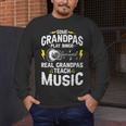 Some Grandpas Play Bingo Real Grandpas Teach Music Teacher Men's Long Sleeve T-Shirt, funny design Some Grandpas Play Bingo Real Grandpas Teach Music Teacher Men's Long Sleeve T-Shirt, funny design