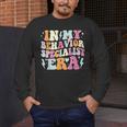 Groovy In My Behavior Specialist Era Behavior Teachers Men's Long Sleeve T-Shirt, funny design