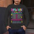 Groovy Day Care Some Days I Rock It Day Care Teacher Life Men's Long Sleeve T-Shirt, funny design
