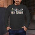 Groovy ECSE Early Childhood Special Education Teacher Men's Long Sleeve T-Shirt, funny design