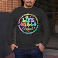 Groovy Life Skills Squad Teacher Special Ed SPED Team Crew Men's Long Sleeve T-Shirt, funny design Groovy Life Skills Squad Teacher Special Ed SPED Team Crew Men's Long Sleeve T-Shirt, funny design