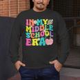 Groovy In My Middle School Era Back To School Teacher Men's Long Sleeve T-Shirt, funny design
