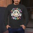 Groovy Retro Lets Learn Today Teacher Student Back To School Men's Long Sleeve T-Shirt, funny design Groovy Retro Lets Learn Today Teacher Student Back To School Men's Long Sleeve T-Shirt, funny design