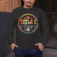 Groovy Title 1 Crew Cute Title 1 Reading Teacher Men Women Kids Men's Long Sleeve T-Shirt, funny design