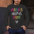 Growth Mindset Positive Back To School Teacher Student Men's Long Sleeve T-Shirt, funny design Growth Mindset Positive Back To School Teacher Student Men's Long Sleeve T-Shirt, funny design