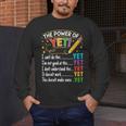 Growth Mindset Teacher Power Of Yet Inspirational Men's Long Sleeve T-Shirt, funny design Growth Mindset Teacher Power Of Yet Inspirational Men's Long Sleeve T-Shirt, funny design