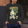 Halloween Costume Haunted By 67 Ghost Math Teacher Professor Men's Long Sleeve T-Shirt, funny design Halloween Costume Haunted By 67 Ghost Math Teacher Professor Men's Long Sleeve T-Shirt, funny design