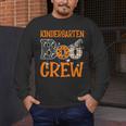 Halloween Kindergarten Boo Crew Kinder Teacher Student Men's Long Sleeve T-Shirt, funny design Halloween Kindergarten Boo Crew Kinder Teacher Student Men's Long Sleeve T-Shirt, funny design