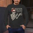 Halloween Math Teacher Skeleton Six Seven Meme Brainrot Men's Long Sleeve T-Shirt, funny design Halloween Math Teacher Skeleton Six Seven Meme Brainrot Men's Long Sleeve T-Shirt, funny design
