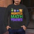 Halloween Monster Math Teacher Men Women Men's Long Sleeve T-Shirt, funny design Halloween Monster Math Teacher Men Women Men's Long Sleeve T-Shirt, funny design