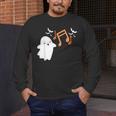 Halloween Music Note Ghost Teacher Fall Musical Instrument Men's Long Sleeve T-Shirt, funny design Halloween Music Note Ghost Teacher Fall Musical Instrument Men's Long Sleeve T-Shirt, funny design