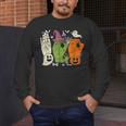Halloween SPED Teacher Boo In ASL Boo Hands Sign Language Men's Long Sleeve T-Shirt, funny design