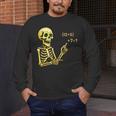 Halloween Teacher Six Seven 6 7 Skeleton Spooky Costume Men's Long Sleeve T-Shirt, funny design Halloween Teacher Six Seven 6 7 Skeleton Spooky Costume Men's Long Sleeve T-Shirt, funny design