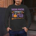 Halloween Teacher Or Student Hocus Pocus Everybody Focus For Men Women Kids Men's Long Sleeve T-Shirt, funny design