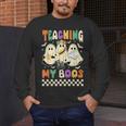 Halloween Teaching My Boos Cute Ghost Teacher Life Costume Men's Long Sleeve T-Shirt, funny design