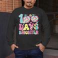 Happy 100th Day Of School 100 Days Brighter Teachers Kids Men's Long Sleeve T-Shirt, funny design