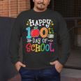 Happy 100th Day Of School Teachers 100 Days Of School Kids Men's Long Sleeve T-Shirt, funny design Happy 100th Day Of School Teachers 100 Days Of School Kids Men's Long Sleeve T-Shirt, funny design
