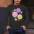 Happy To See Your Face Teacher Flower Back To School Men's Long Sleeve T-Shirt, funny design Happy To See Your Face Teacher Flower Back To School Men's Long Sleeve T-Shirt, funny design