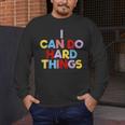 I Can Do Hard Things Teacher Inspiration Do Hard Things Men's Long Sleeve T-Shirt, funny design I Can Do Hard Things Teacher Inspiration Do Hard Things Men's Long Sleeve T-Shirt, funny design