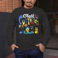 We Heart Love Our School Custodian For Teacher & Kids Men's Long Sleeve T-Shirt, funny design
