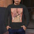 Human Muscles Organs Scary Anatomy Teacher Halloween Costume Men's Long Sleeve T-Shirt, funny design Human Muscles Organs Scary Anatomy Teacher Halloween Costume Men's Long Sleeve T-Shirt, funny design