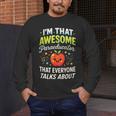 I'm That Awesome Paraeducator Teacher Men's Long Sleeve T-Shirt, funny design