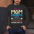 I'm Mom Grandma And A Retired Teacher Nothing Scares Me Men Women Men's Long Sleeve T-Shirt, funny design I'm Mom Grandma And A Retired Teacher Nothing Scares Me Men Women Men's Long Sleeve T-Shirt, funny design