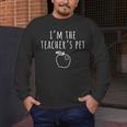 I'm The Teacher's Pet Men Women Kids Men's Long Sleeve T-Shirt, funny design I'm The Teacher's Pet Men Women Kids Men's Long Sleeve T-Shirt, funny design