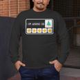I'm Working For Christmas Break 5 Star Winter Teacher Stars Men's Long Sleeve T-Shirt, funny design