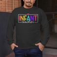 Infant Teacher Daycare Provider Childcare Teacher Men's Long Sleeve T-Shirt, funny design