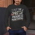 Intervention Teacher Progress Monitoring Intervention Men's Long Sleeve T-Shirt, funny design