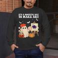 It's A Bootiful Day To Make Art Groovy Art Teacher Halloween Men's Long Sleeve T-Shirt, funny design It's A Bootiful Day To Make Art Groovy Art Teacher Halloween Men's Long Sleeve T-Shirt, funny design