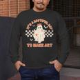 It's A Bootiful Day To Make Art Halloween Art Teacher Men's Long Sleeve T-Shirt, funny design