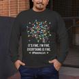 It's Fine I'm Fine Christmas Light Principal Teacher Xmas Men Women Men's Long Sleeve T-Shirt, funny design It's Fine I'm Fine Christmas Light Principal Teacher Xmas Men Women Men's Long Sleeve T-Shirt, funny design