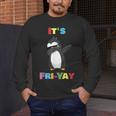 It's Fri-Yay Dabbing Penguin Friday Weekend Teacher Student Men's Long Sleeve T-Shirt, funny design It's Fri-Yay Dabbing Penguin Friday Weekend Teacher Student Men's Long Sleeve T-Shirt, funny design