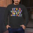 Its A Good Day To Run And Play PE Teacher Must Have Men's Long Sleeve T-Shirt, funny design